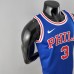 Retro Philadelphia 76ers Iverson #3 crew neck blue NBA Jersey-5541909