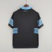 Retro 15/16 Lazio away Black Blue Jersey version short sleeve-229331