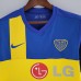 Retro Boca Juniors 09/10 home Blue Yellow Jersey version short sleeve-1716146