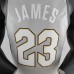 2018 JAMES #23 Cleveland Cavaliers Grey NBA Jersey-5472366