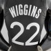 2020 WIGGINS #22 Warriors City Edition Black and Grey NBA Jersey-8704558