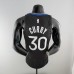 2020 Curry#30 Warriors City Edition Black and Grey NBA Jersey-7443439