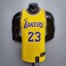 Los Angeles Lakers #23 Yellow Jersey NBA Jersey-3792861