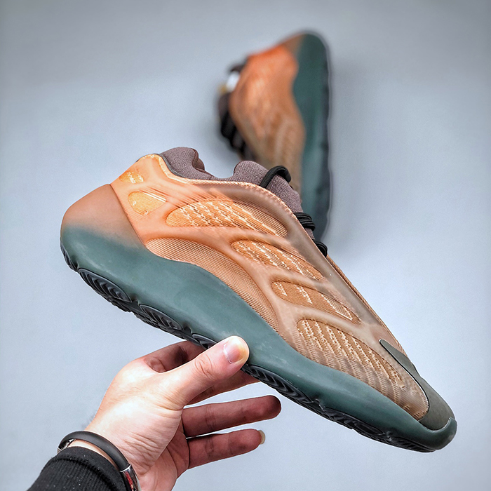 Yeezy Boost 700 V3 Running Shoes-Khkai/Gray-8528953