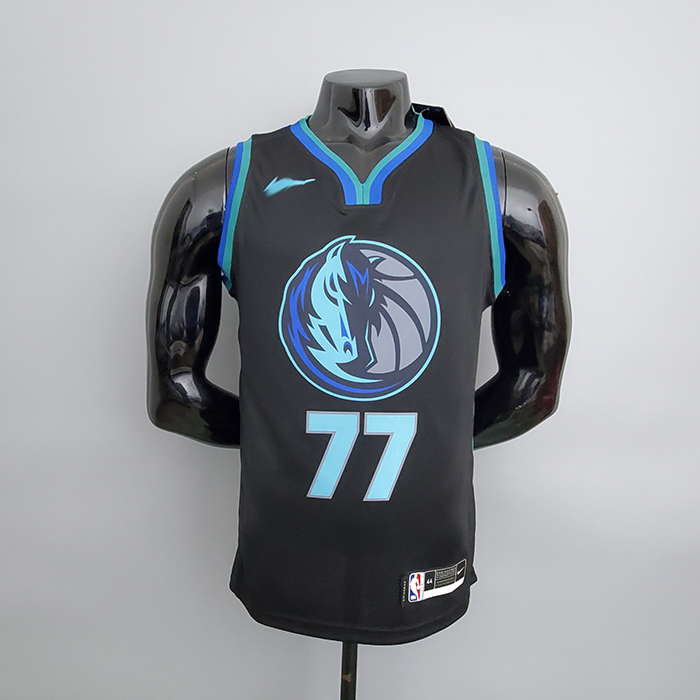 Lone Ranger Dongqiqi#77 Big Bull Head Black NBA Jersey-2103062