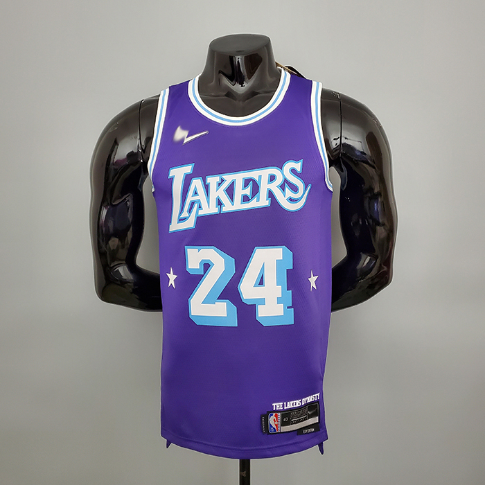 2022 75th Anniversary Howard #24 Lakers City Edition Purple NBA Jersey-5870249