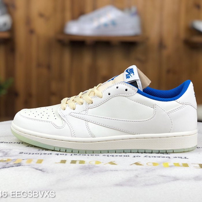 Air Jordan 1 Low AJ1 Running Shoes-All White-6213556