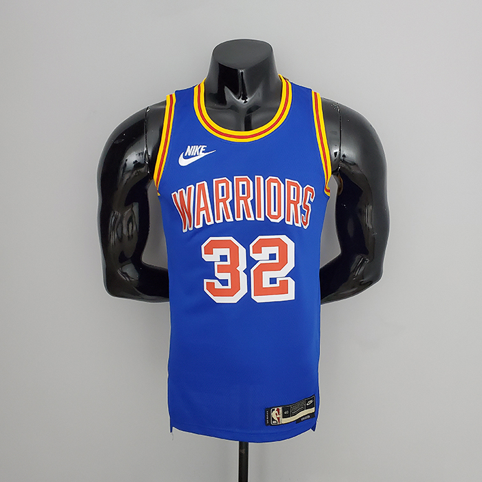 75th Anniversary Porter jr.#32 Warriors Vintage Blue NBA Jersey-481522