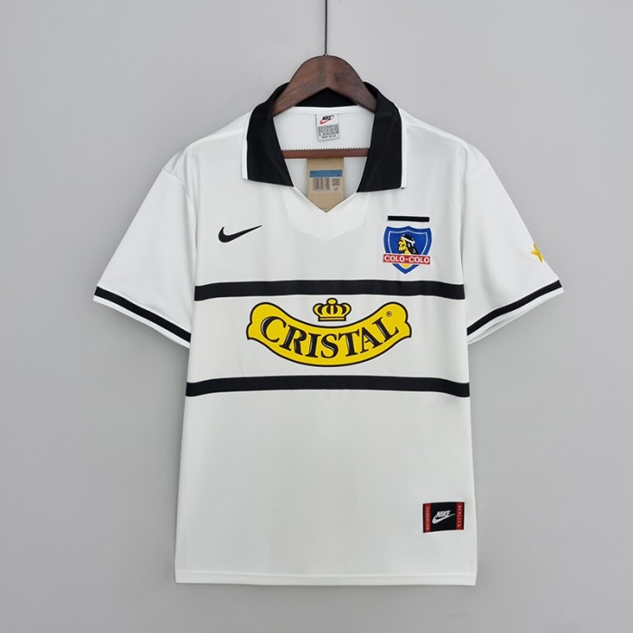 Retro 96/97 Colo Colo Home Jersey version short sleeve-3950546