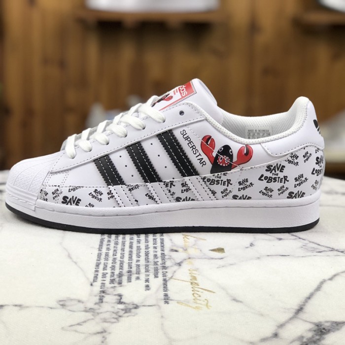 Superstar Running Shoes-White/Black-151567