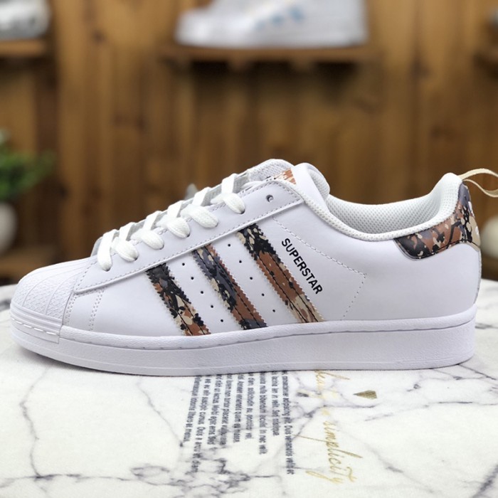 Superstar Running Shoes-White/Camouflage-3824078