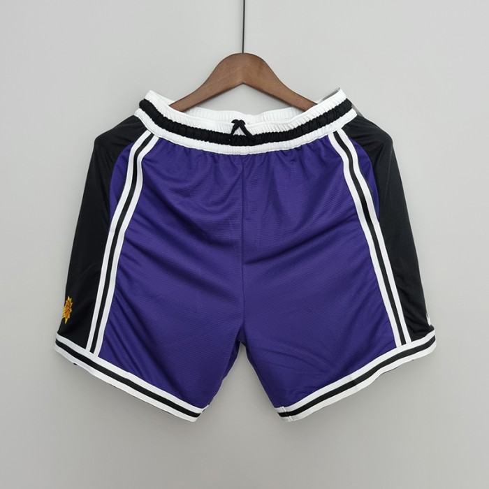 2022 Phoenix Suns NBA US Training Shorts Purple-1800167