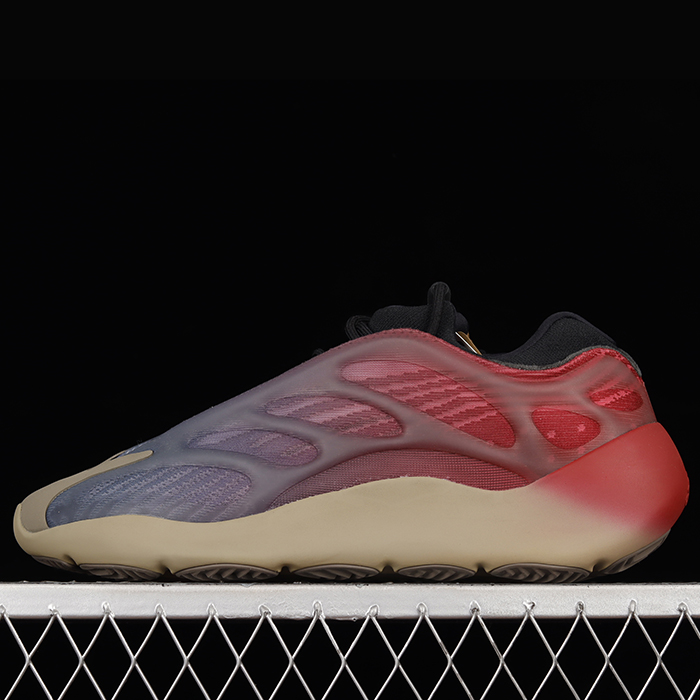 Kanye West Yeezy Boost 700 V3 Running Shoes-Khkai/Red-1551772