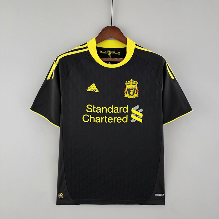 Retro 10/11 Liverpool third away Black Jersey version short sleeve-5033560