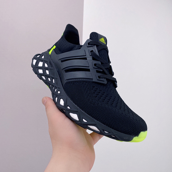 Ultra Boost UB Running Shoes-Black/Green-6572828