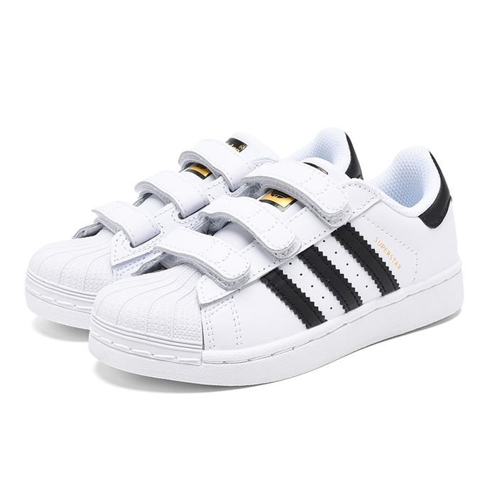 Superstar Kids Running Shoes-White/Black-3558564