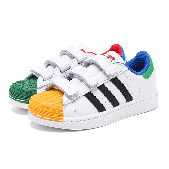 Superstar Kids Running Shoes-White/Black-6628296