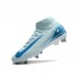 Air Zoom Mercurial Superfly 16 Elite XXV SG Soccer Shoes-Blue/White-8971214