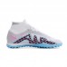 Superfly 8 Academy TF High Soccer Shoes-White/Blue-8173010