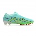 Air Zoom Mercurial Superfly IX Elite FG Soccer Shoes-Blue/Green-8766107
