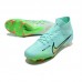 Air Zoom Mercurial Superfly IX Elite FG High Soccer Shoes-Blue/Green-4756463