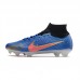 Air Zoom Mercurial Superfly IX Elite FG High Soccer Shoes-Blue/Green-6334332