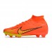 Air Zoom Mercurial Superfly IX Elite FG High Soccer Shoes-Red/Yellow-6086457