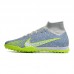 Air Zoom Mercurial Vapor XV Elite TF High Soccer Shoes-Grey/Purple-6160491