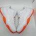 Air Jordan 11 AJ11 Running Shoes-White/Orange-7700874