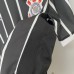 Retro 20/21 Corinthians Away Black White Jersey Kit short sleeve-4401340