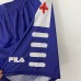 Retro 99/00 Shorts Fiorentina Home Blue White Shorts Jersey-8772701