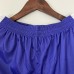 Retro 99/00 Shorts Fiorentina Home Blue White Shorts Jersey-8772701