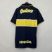 Retro 96/97 Boca Juniors Home Navy Blue Yellow Jersey Kit short sleeve-1585865