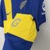 Retro 09/10 Boca Juniors Special Edition Home Navy Blue Yellow Jersey Kit short sleeve-9012451
