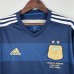 Retro 2014 Argentina Away Blue Jersey Kit Long Sleeve-546397