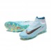 Phantom GX Elite FG High Soccer Shoes-Blue/Gray-5691458