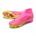 Air Zoom Mercurial Superfly IX Elite FG High Soccer Shoes-Pink/Yellow-2229597