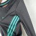 Retro 17/18 Real Madrid Away Black Long Sleeve Jersey Kit Long Sleeve-8835709