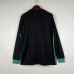 Retro 17/18 Real Madrid Away Black Long Sleeve Jersey Kit Long Sleeve-8835709