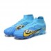 Air Zoom Mercurial Superfly IX Elite FG High Soccer Shoes-Blue/Yellow-7697416