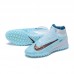Phantom GX Elite DF Link TF High Soccer Shoes-Blue/Gray-1100443