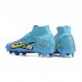 Air Zoom Mercurial Superfly IX Elite FG High Soccer Shoes-Blue/Yellow-7305374