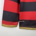 Retro 08/09 Flamengo Home Red Black Jersey Kit Long Sleeve-5428075