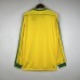 Retro 1998 Brazil Home Yellow Jersey Kit Long Sleeve-9900168