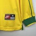 Retro 1998 Brazil Home Yellow Jersey Kit Long Sleeve-9900168