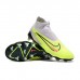 Phantom GX Elite FG High Soccer Shoes-Green/Gray-8652591