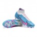 Air Zoom Mercurial Superfly IX Elite FG High Soccer Shoes-Blue/White-6503128