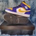 Air Jordan 1 AJ1 High Running Shoes-White/Purple-1283936