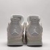 Air Jordan 4 AJ4 High Running Shoes-Gray/Silver-6435337