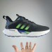 Ultra Light Boost Running Shoes-Black/Green-4362601